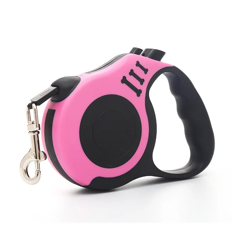 Correa para perros de 3 m y 5 m, resistente, de nailon, para cachorros, perros pequeños, medianos y grandes, gatos, retráctil automática, duradera, Yorkshire Pet Supplies.