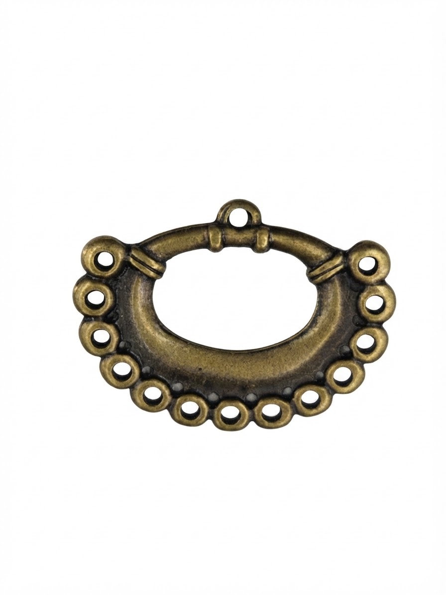Abanico MD Pieza Precolombina Oro 25mm
