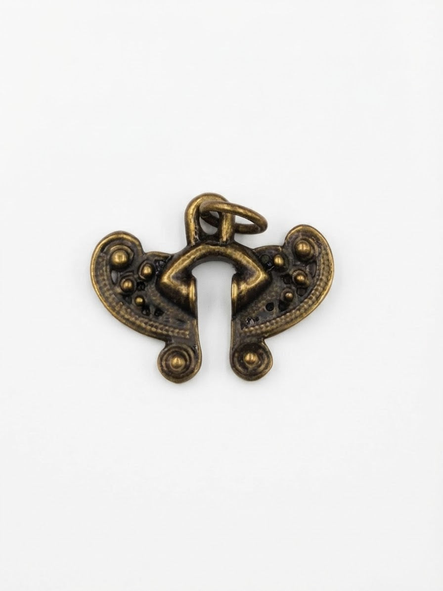 Barroco Pequeño Pieza Precolombina Oro 30mm