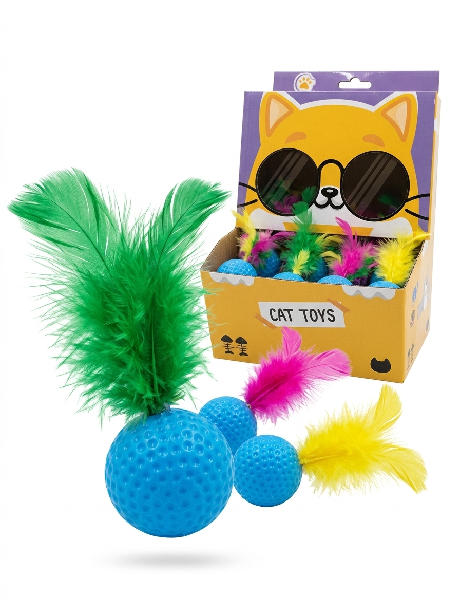 Juguete Golf Con Pluma
