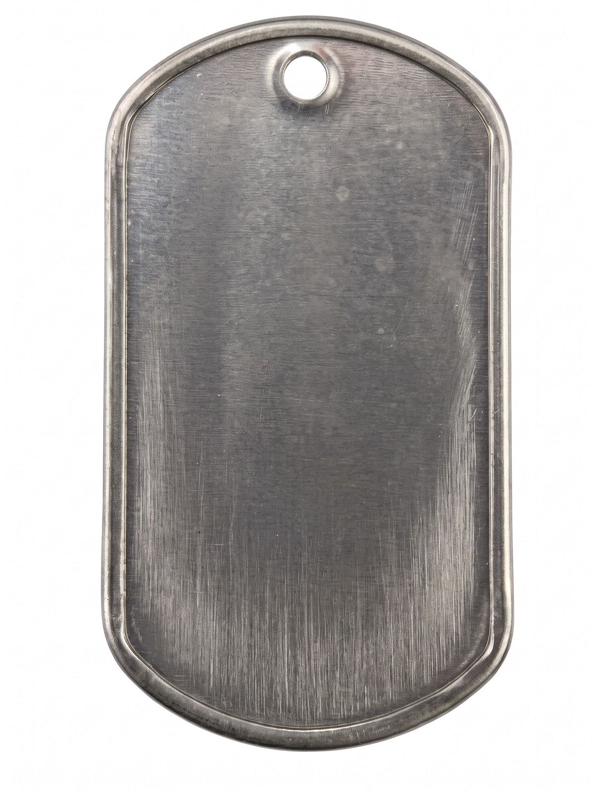 Placa Acero Militar Dije Metal