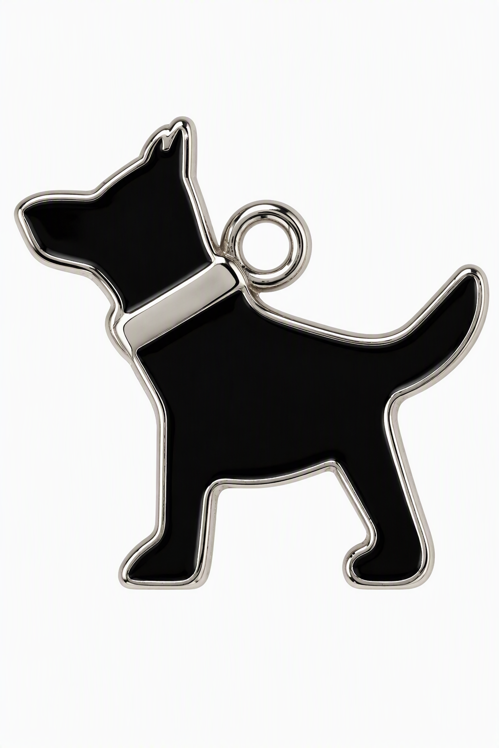Dije Placa Mascota Perrito Lucky 20mm