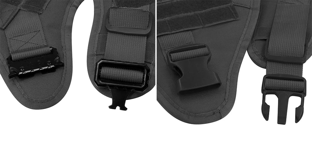 Arnés, collar y correa para perros grandes, bolsas para mascotas, chaleco de entrenamiento para pastor alemán, arneses para perros medianos y grandes, accesorios