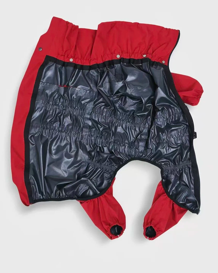Chaqueta impermeable para perros, ropa de exterior, abrigo cálido de invierno, mono grande, impermeable reflectante para perros pequeños, medianos y grandes.