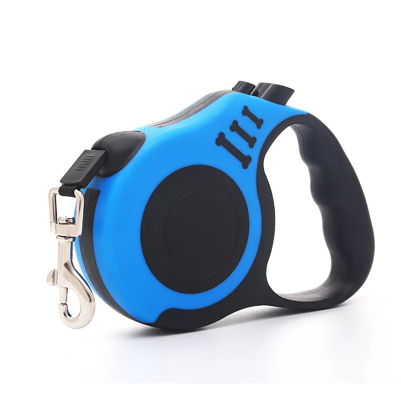 Correa para perros de 3 m y 5 m, resistente, de nailon, para cachorros, perros pequeños, medianos y grandes, gatos, retráctil automática, duradera, Yorkshire Pet Supplies.