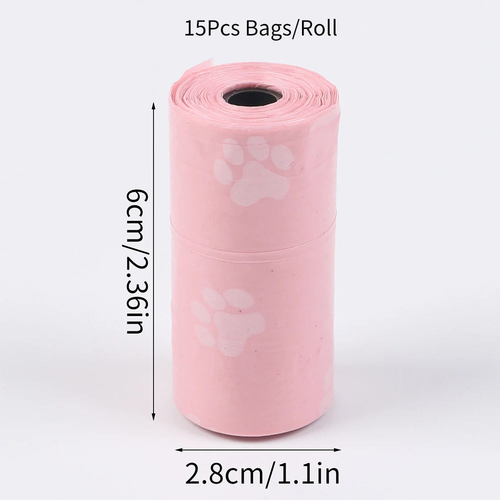Bolsas para excrementos de perros (5/10/30/50 rollos) Bolsas resistentes a prueba de fugas para desechos de perros