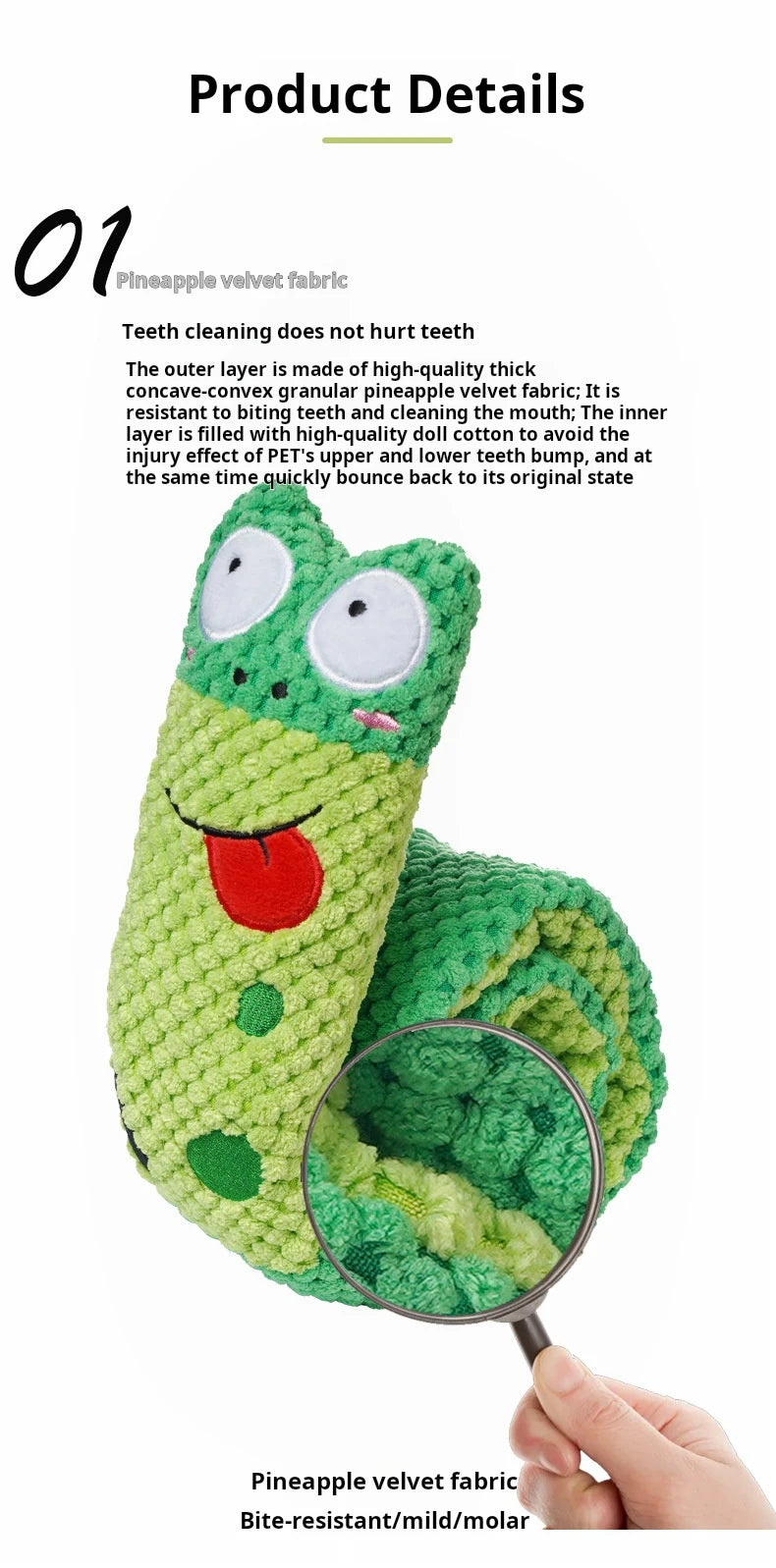 Juguetes interactivos para perros, peluches con sonido, juguetes para mascotas, plegables, con forma de molar, rana para cachorros, con altavoz para olfatear y comer. Suministros para perros.