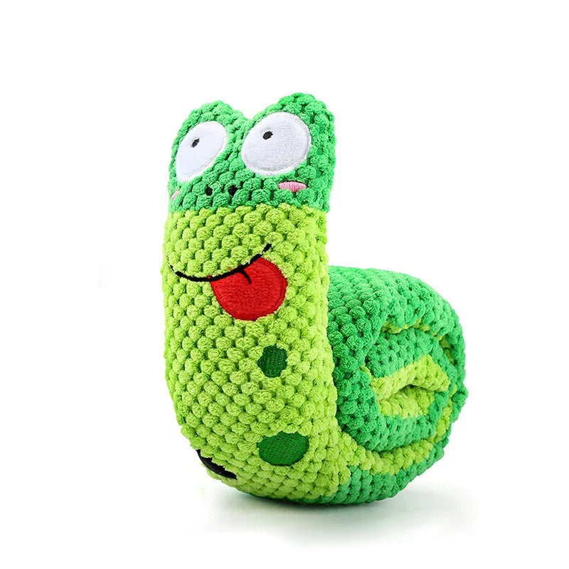 Juguetes interactivos para perros, peluches con sonido, juguetes para mascotas, plegables, con forma de molar, rana para cachorros, con altavoz para olfatear y comer. Suministros para perros.