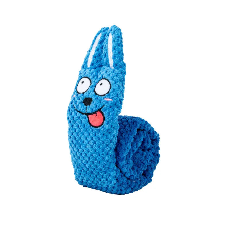 Juguetes interactivos para perros, peluches con sonido, juguetes para mascotas, plegables, con forma de molar, rana para cachorros, con altavoz para olfatear y comer. Suministros para perros.