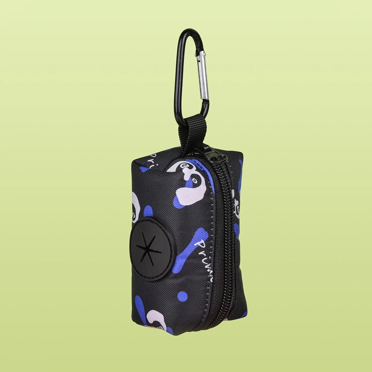 1 dispensador de bolsas para excrementos de perro con diseño colorido y duradero, para sujetar a la correa del perro (sin bolsas ni correa).