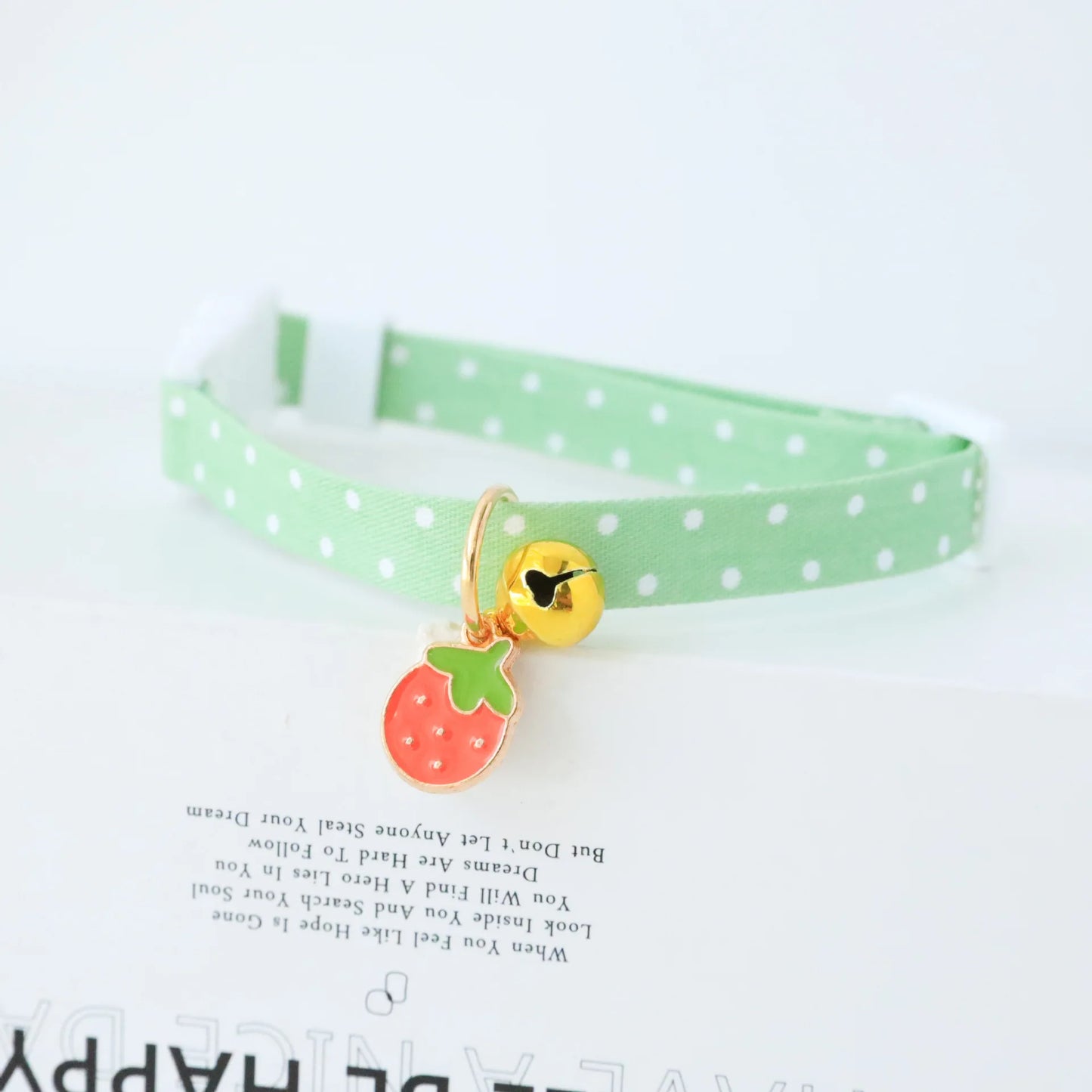 Collar original de primavera para gatos, color caramelo con cascabeles, ajustable, colorido, para gatitos y cachorros. Collares de moda para mascotas Vogue.