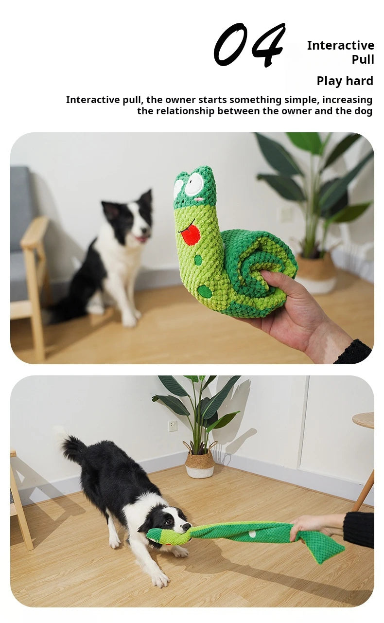 Juguetes interactivos para perros, peluches con sonido, juguetes para mascotas, plegables, con forma de molar, rana para cachorros, con altavoz para olfatear y comer. Suministros para perros.
