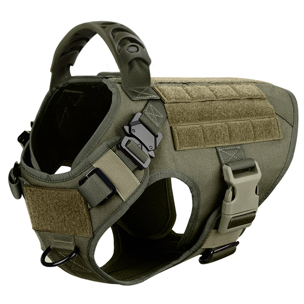 Arnés, collar y correa para perros grandes, bolsas para mascotas, chaleco de entrenamiento para pastor alemán, arneses para perros medianos y grandes, accesorios