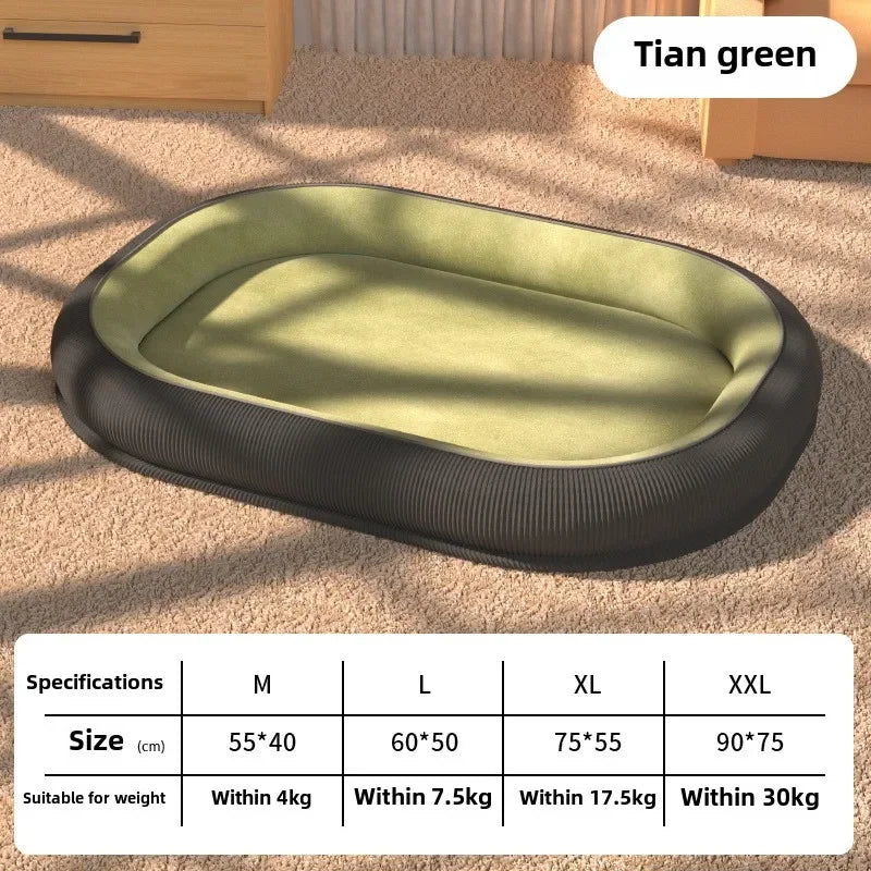 Cama para perros súper suave y cálida para invierno, colchoneta para dormir para mascotas, para perros pequeños y medianos, gatos, gruesa y lavable, cojín tipo sofá para perros, accesorios para mascotas
