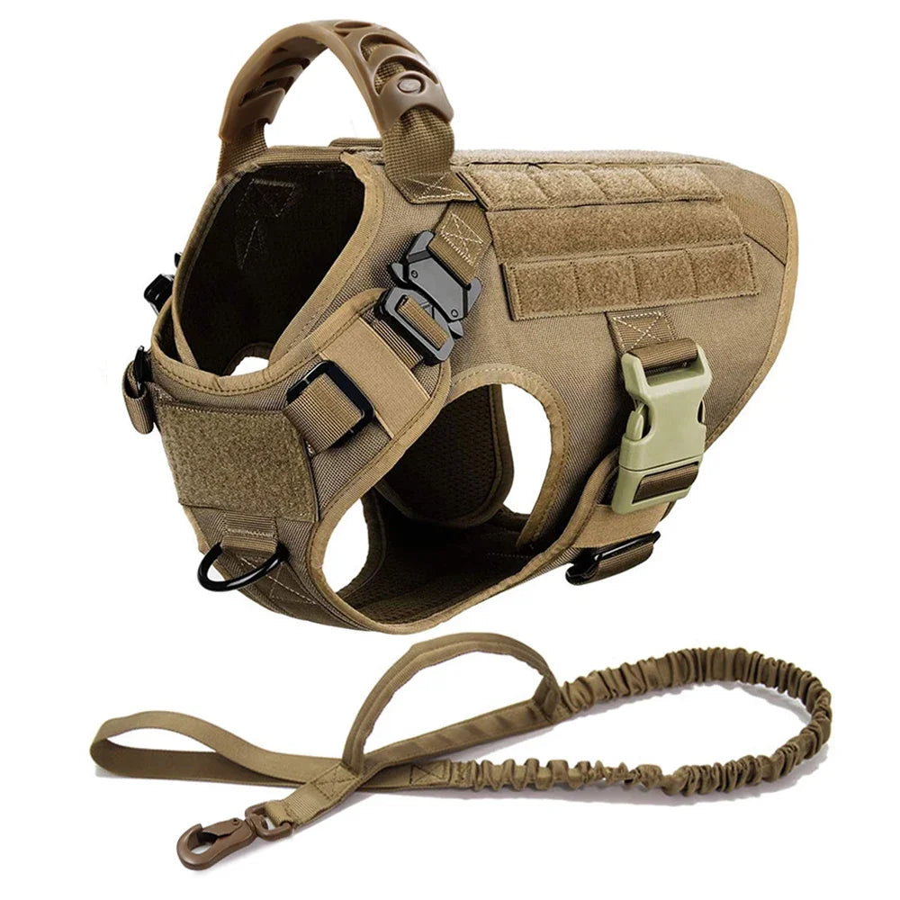Arnés, collar y correa para perros grandes, bolsas para mascotas, chaleco de entrenamiento para pastor alemán, arneses para perros medianos y grandes, accesorios