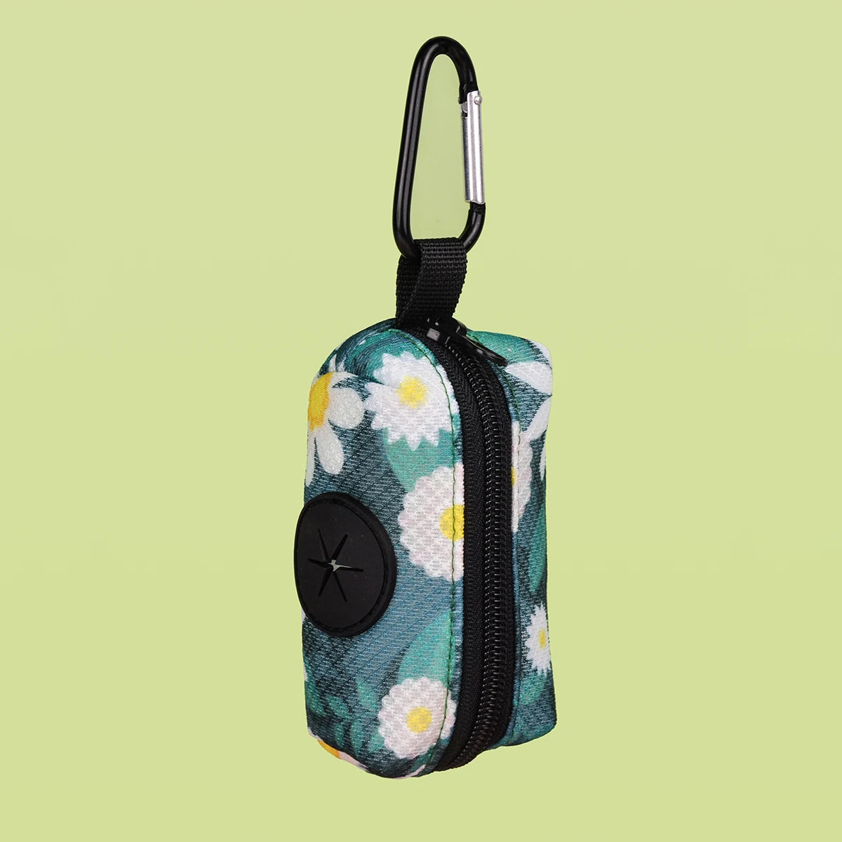 1 dispensador de bolsas para excrementos de perro con diseño colorido y duradero, para sujetar a la correa del perro (sin bolsas ni correa).