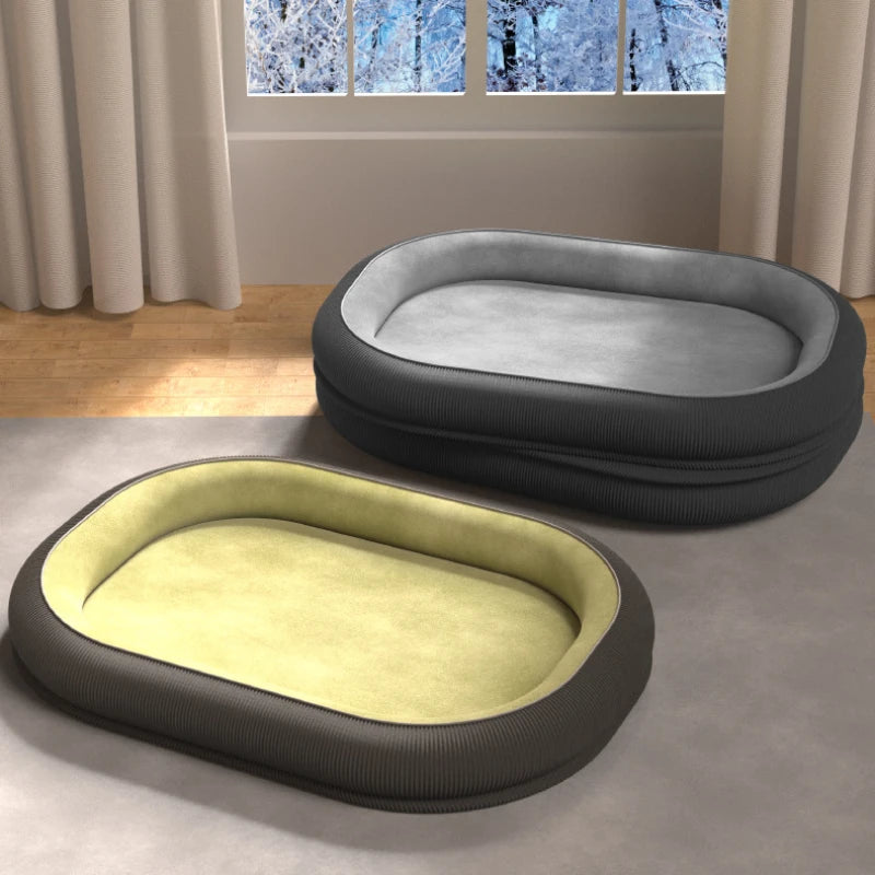 Cama para perros súper suave y cálida para invierno, colchoneta para dormir para mascotas, para perros pequeños y medianos, gatos, gruesa y lavable, cojín tipo sofá para perros, accesorios para mascotas