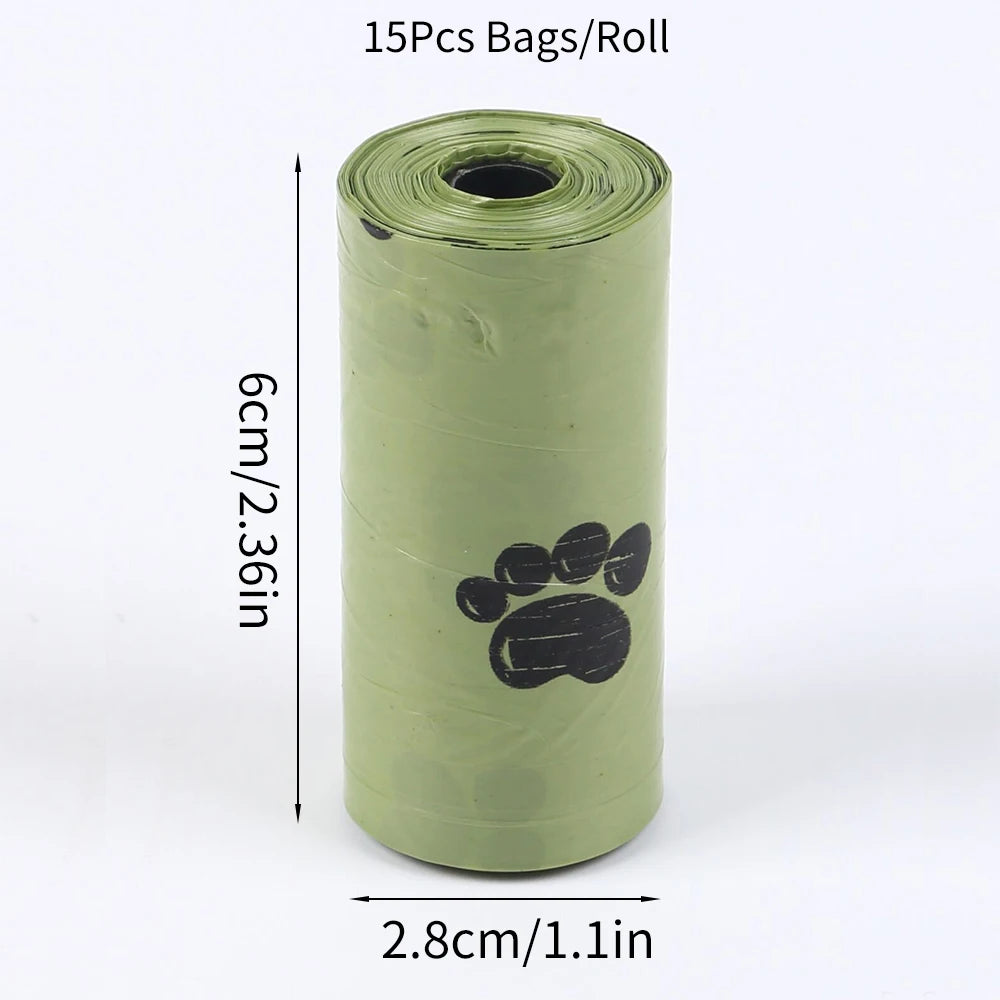 Bolsas para excrementos de perros (5/10/30/50 rollos) Bolsas resistentes a prueba de fugas para desechos de perros