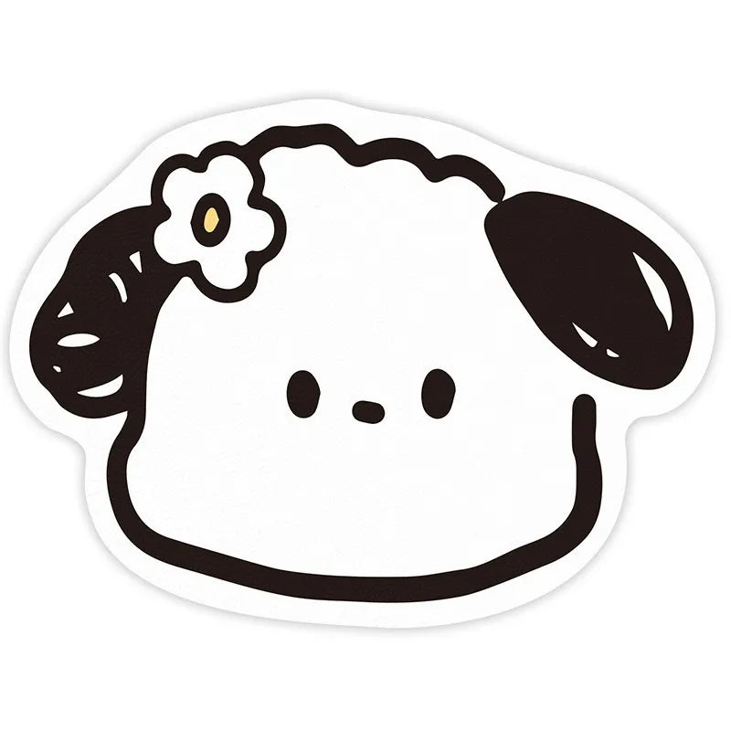 Mantel individual VIKAMA con diseño de mascotas de dibujos animados para gatos y perros, tapete para comederos, alfombra absorbente de aceite y barro de diatomeas para decoración del hogar.