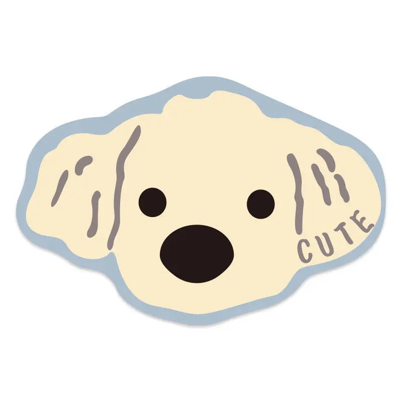 Mantel individual VIKAMA con diseño de mascotas de dibujos animados para gatos y perros, tapete para comederos, alfombra absorbente de aceite y barro de diatomeas para decoración del hogar.
