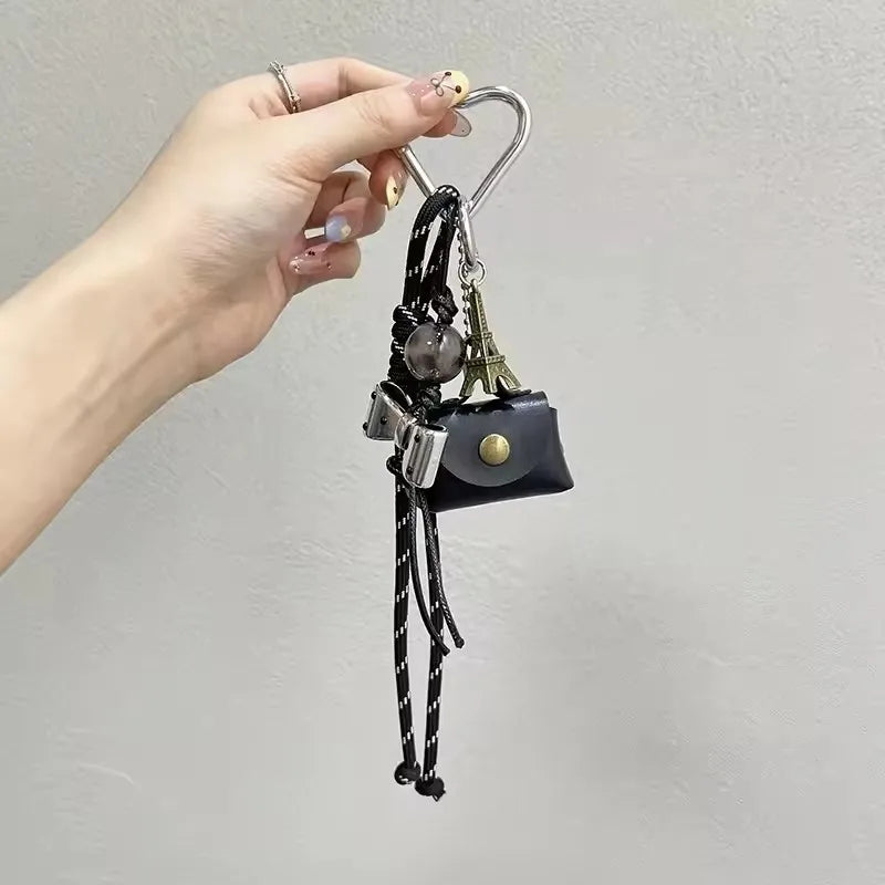 Ins Creative Sweet Cool Style Fashion Bag Decoración Colgante Funda de Teléfono Colgante Llavero Decoración Cadena Colgante