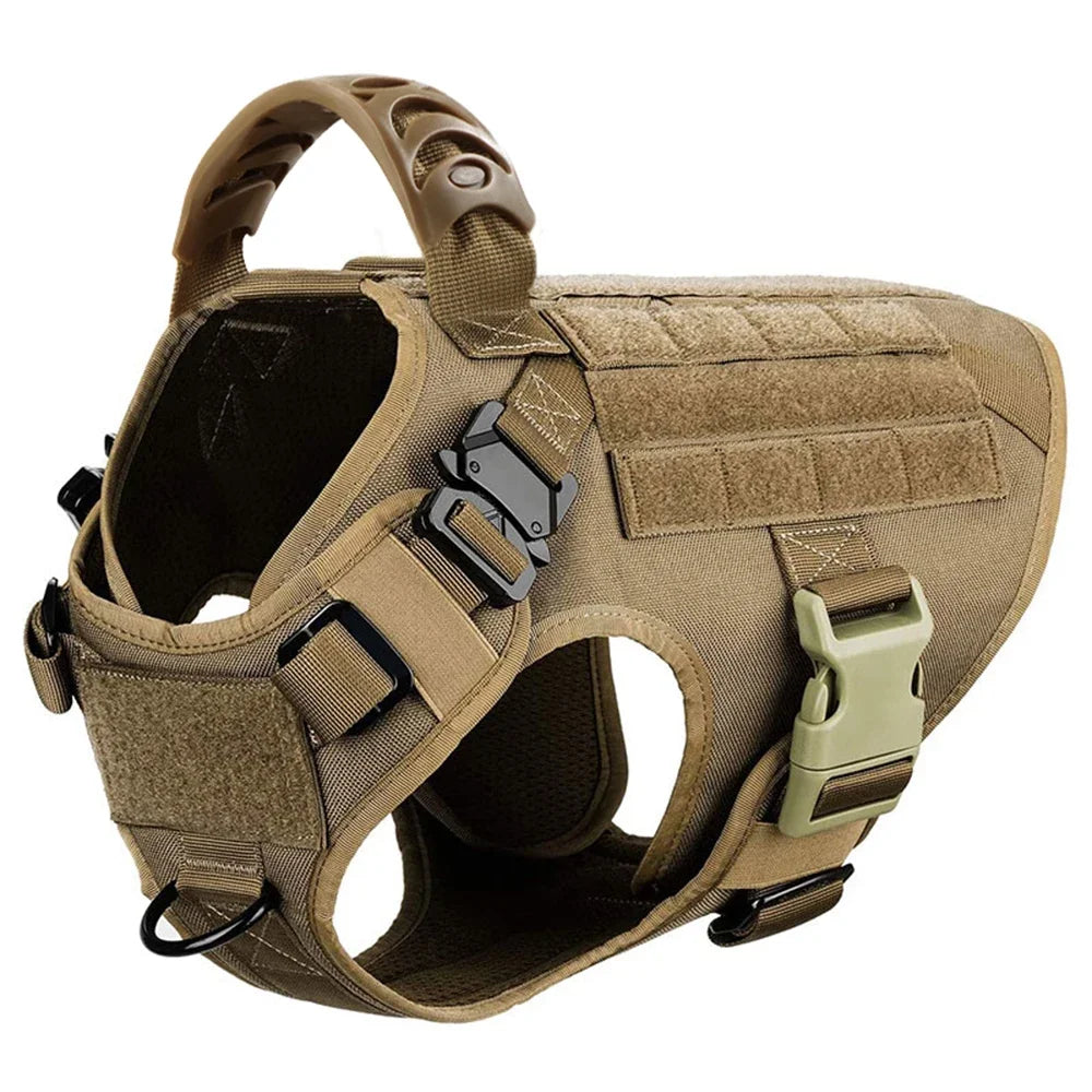 Arnés, collar y correa para perros grandes, bolsas para mascotas, chaleco de entrenamiento para pastor alemán, arneses para perros medianos y grandes, accesorios
