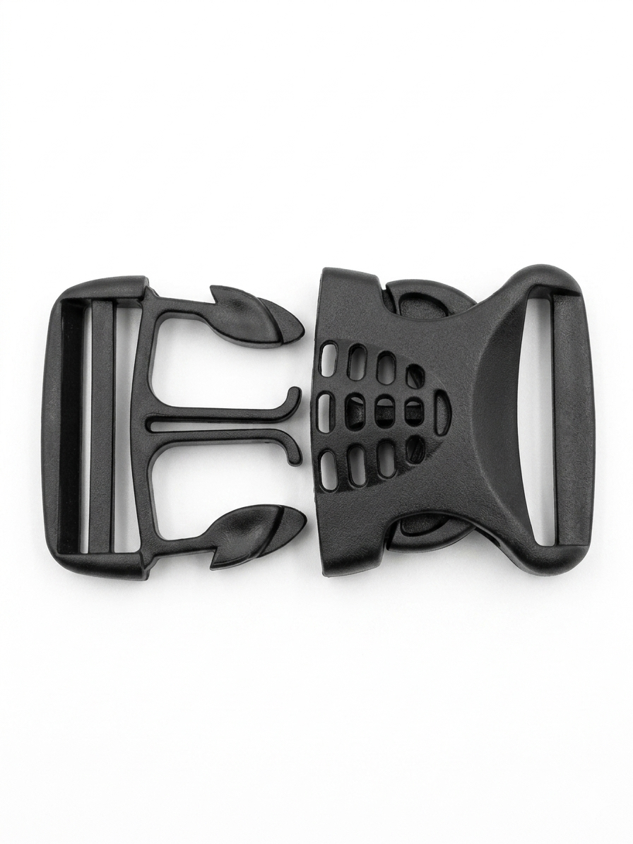 Hebilla Chapa Plástica Sport 2"-50.8mm Color Negro