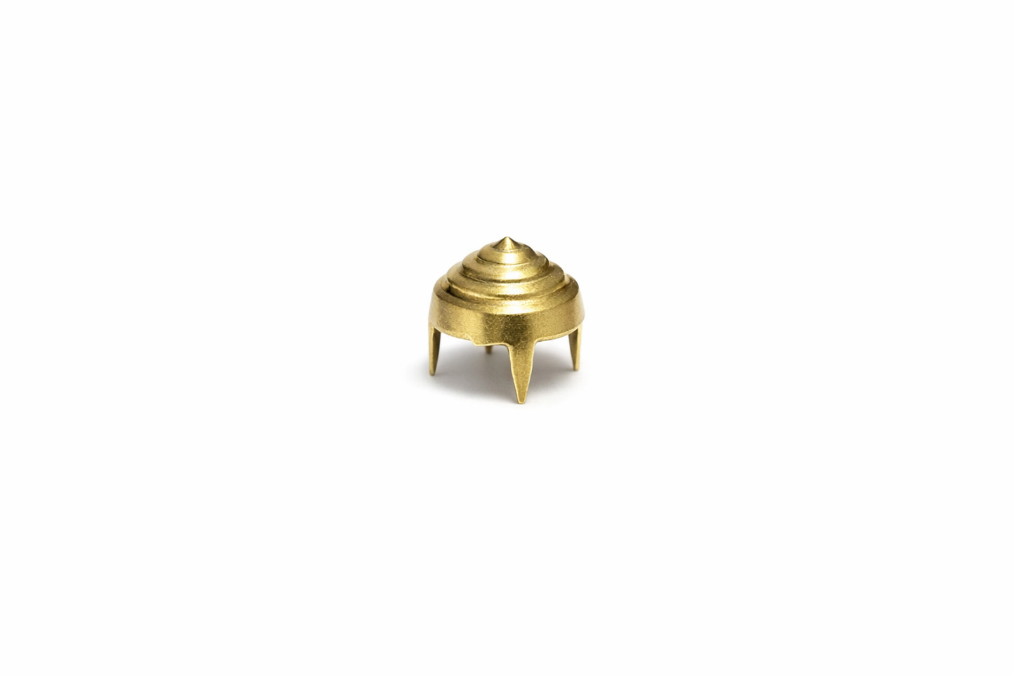 Tache Pirámide Textura Pequeño 4Patas Oro Viejo