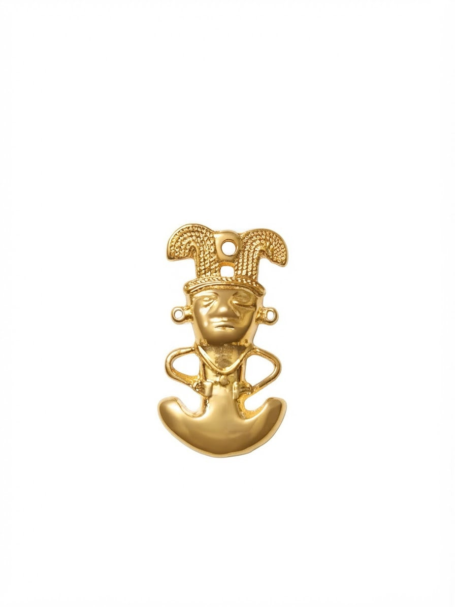 Galapa Pieza Precolombina Oro 40mm