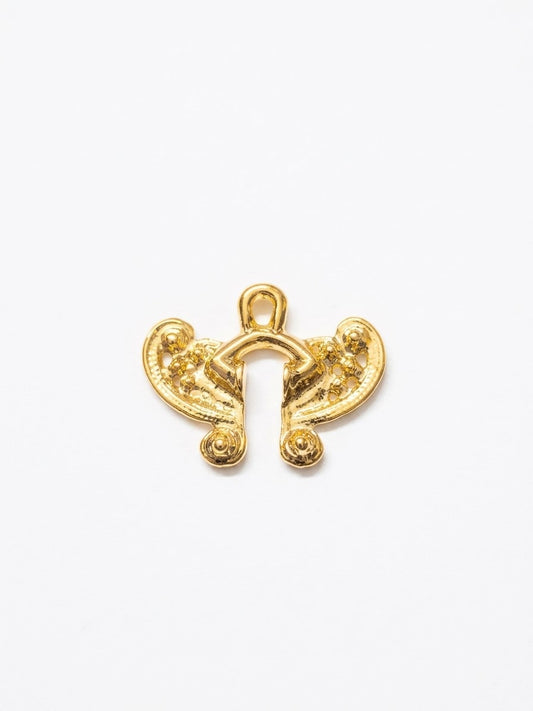 Barroco Pequeño Pieza Precolombina Oro 30mm
