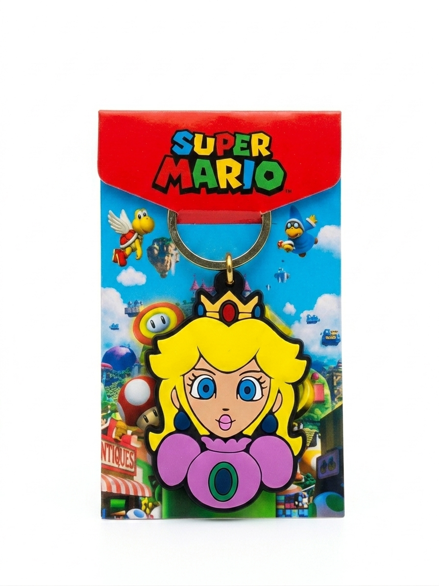 Llavero Goma Universo Mario Bros.