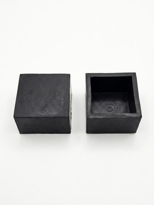 Tapón Caucho Negro de 1"1/4 Cuadrado Zap