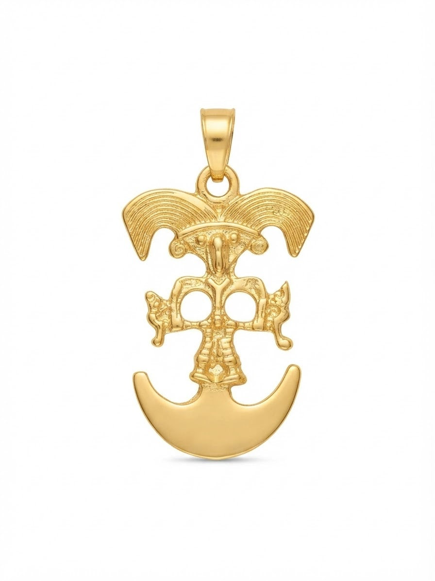 Loro GD Pieza Precolombina Oro 32mm