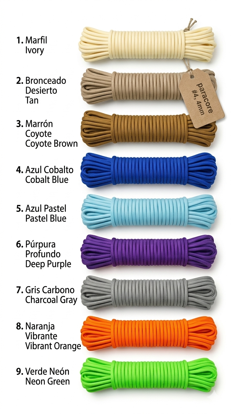 Madeja Paracord Por 50mts 4mm