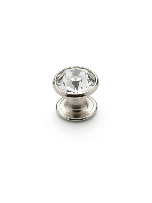 Remache Incrustación Diamante Fantasía Níquel
