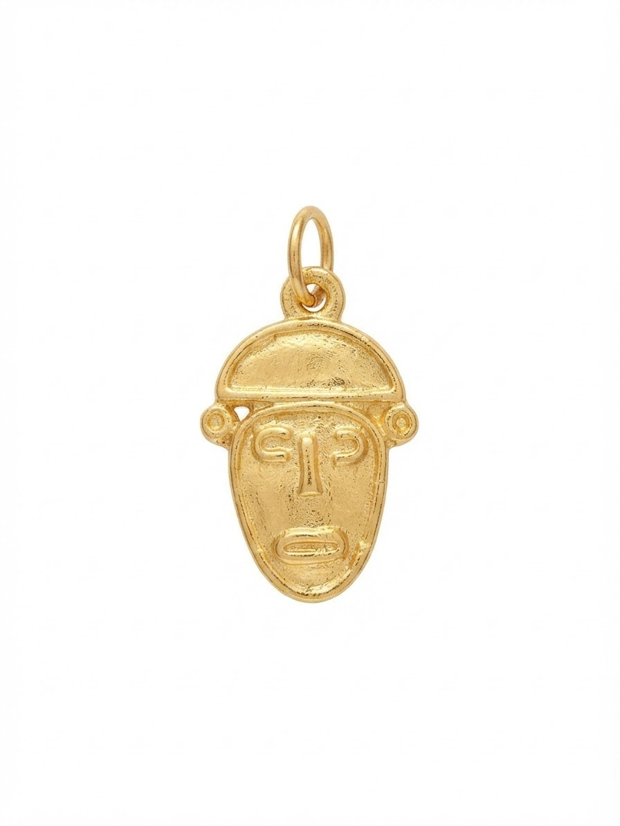 Preco Face PÑ Pieza Precolombina Oro 21mm