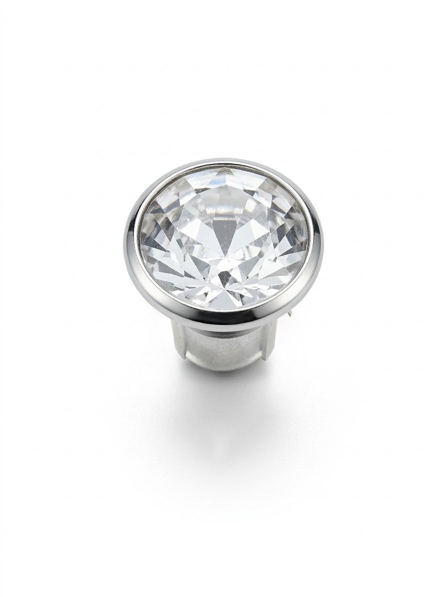Remache Incrustación Diamante Fantasía Níquel