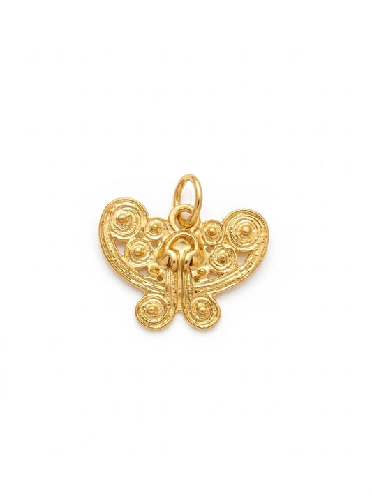 Mariposa Pieza Precolombina Oro 26mm