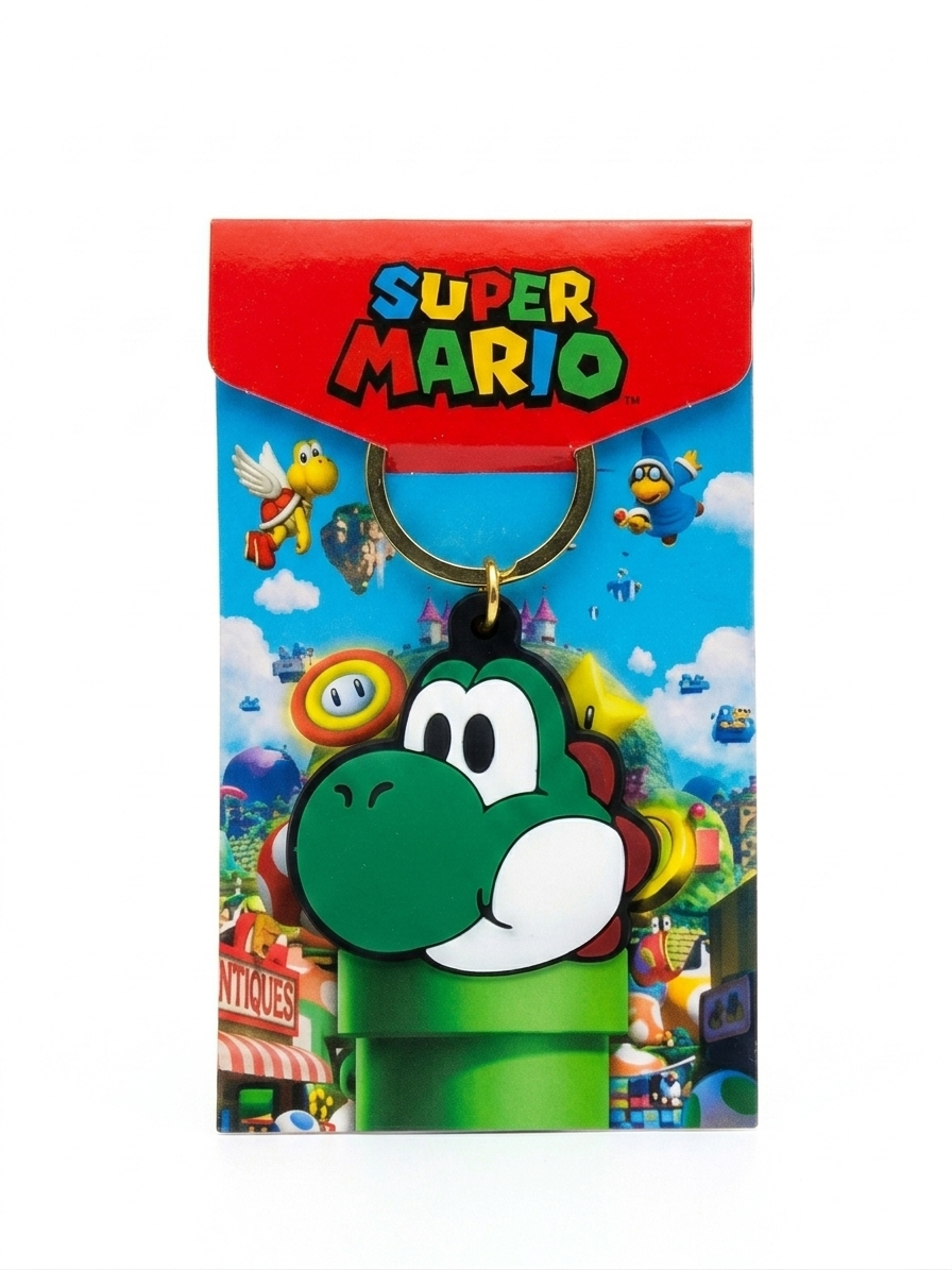 Llavero Goma Universo Mario Bros.
