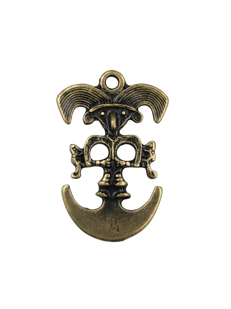 Loro GD Pieza Precolombina Oro 32mm