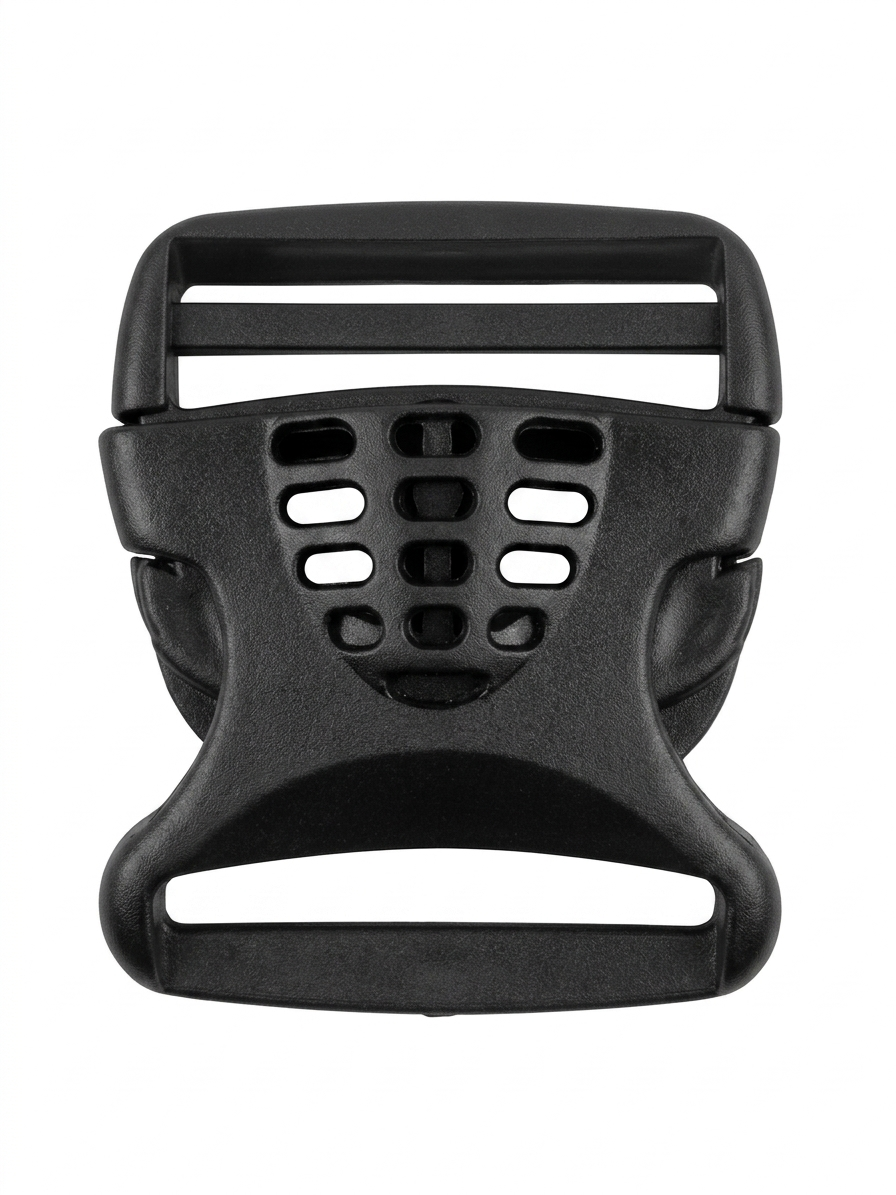 Hebilla Chapa Plástica Sport 2"-50.8mm Color Negro