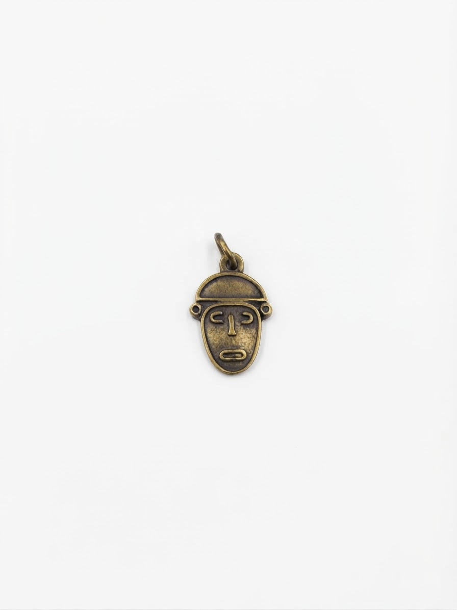 Preco Face PÑ Pieza Precolombina Oro 21mm