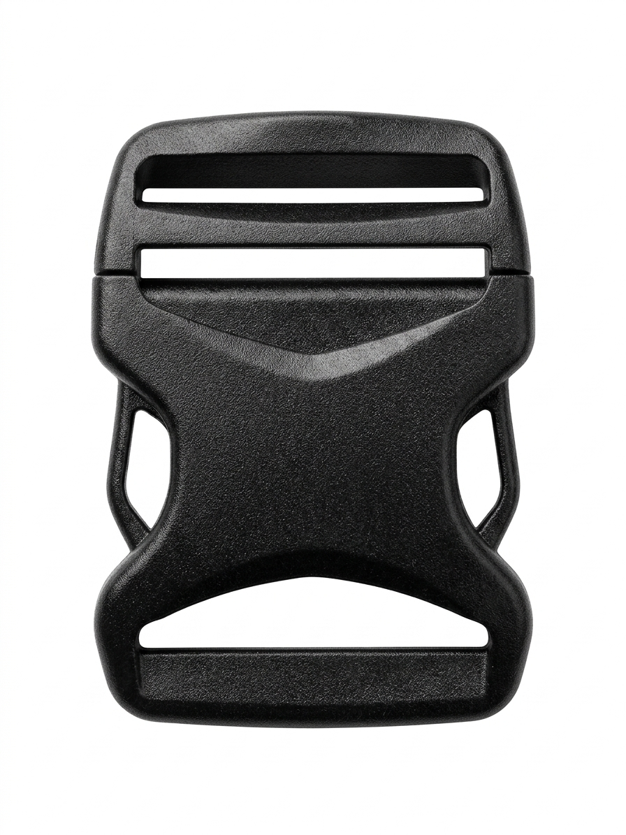 Hebilla Plástica Lambor 38mm  Negra