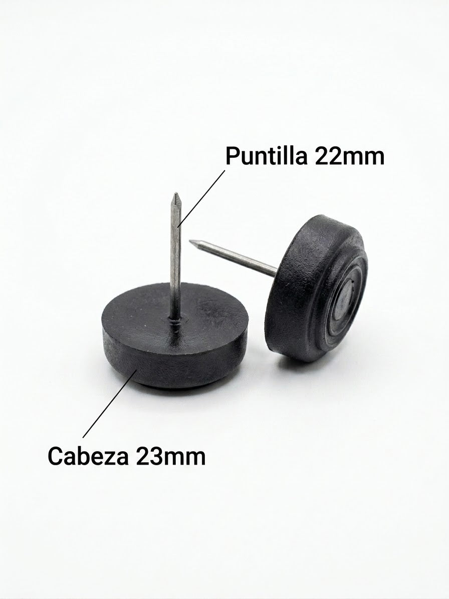 Deslizador Puntilla Cabeza 23mm Puntilla 22mm #6