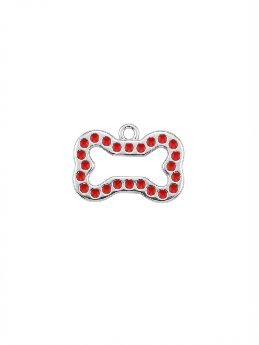 Dije Hueso Silueta Colores Para Mascota 20mm