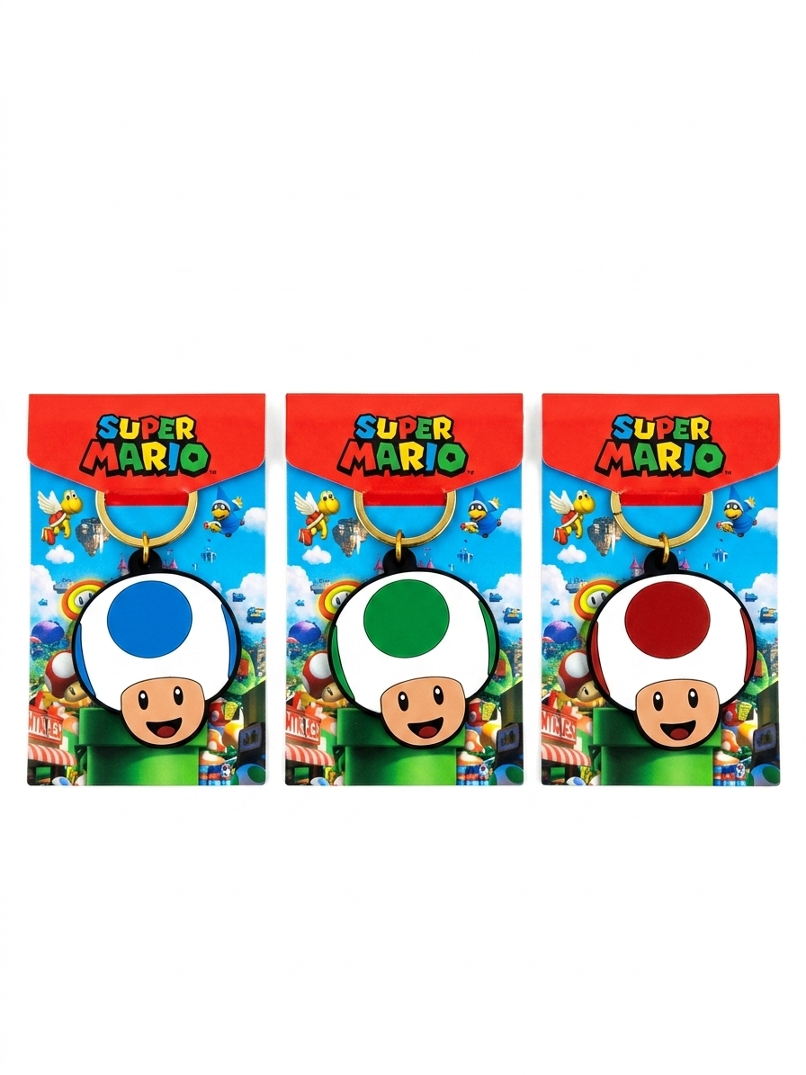 Llavero Goma Universo Mario Bros.