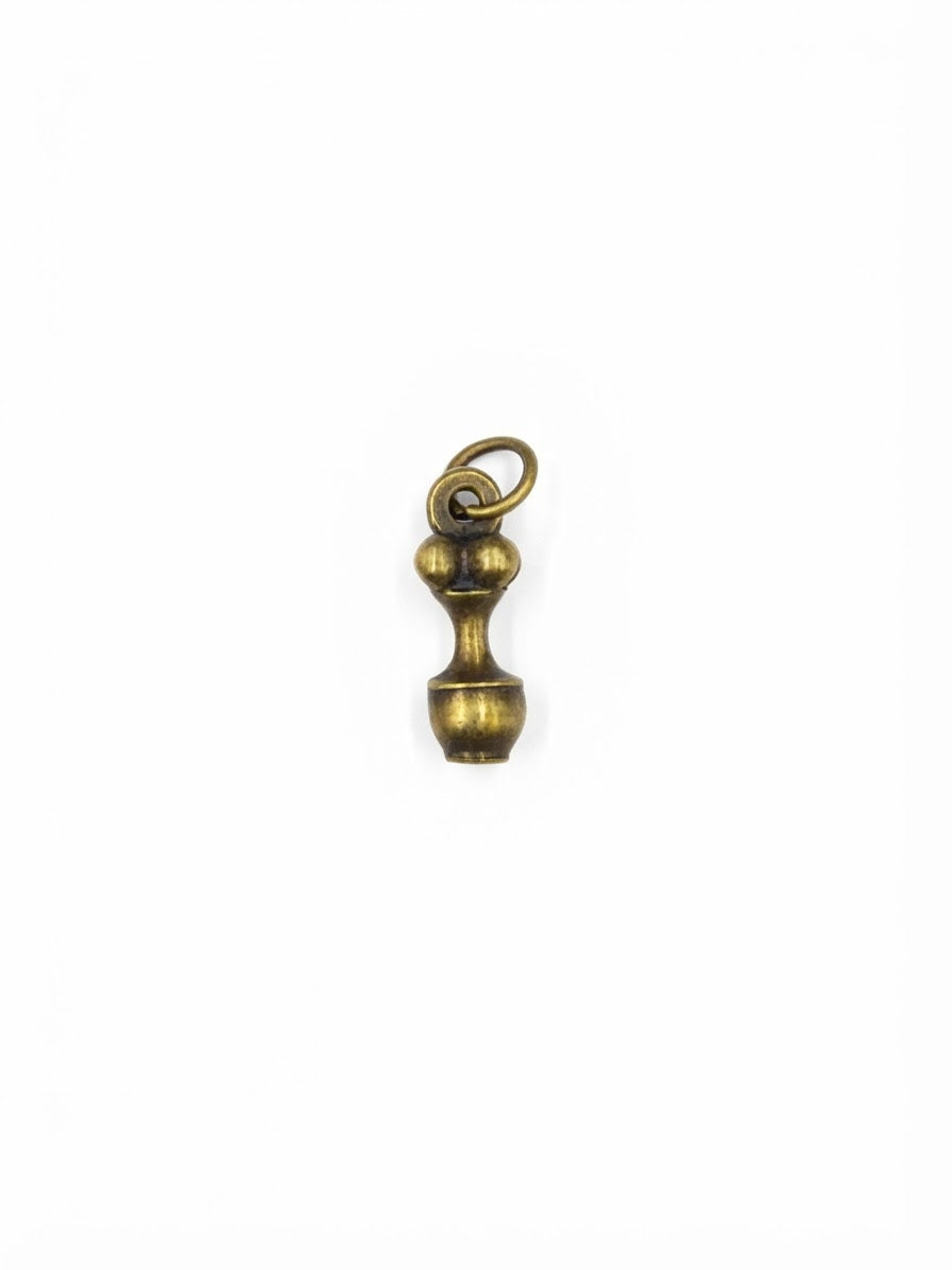 Poporo Mini Pieza Precolombina Oro 12mm
