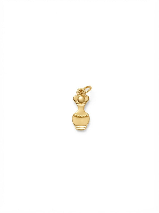 Poporo Plano Pieza Precolombina Oro 20mm