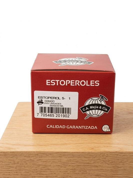 Caja Estoperol 5-1 Dorado