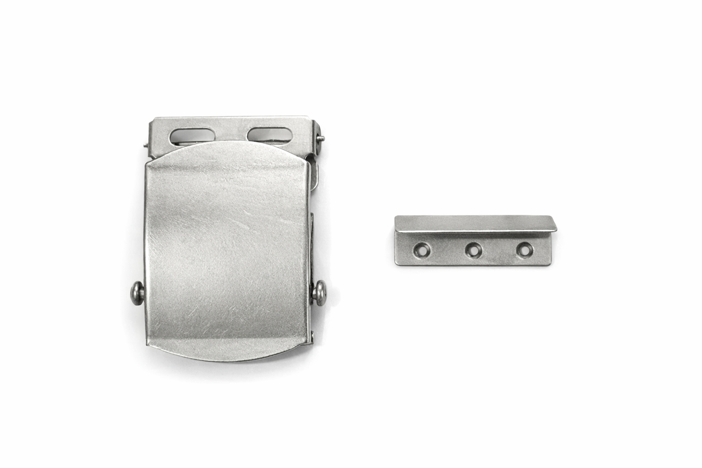 Chapa, Hebilla Militar 1"1/4 Con Puntera